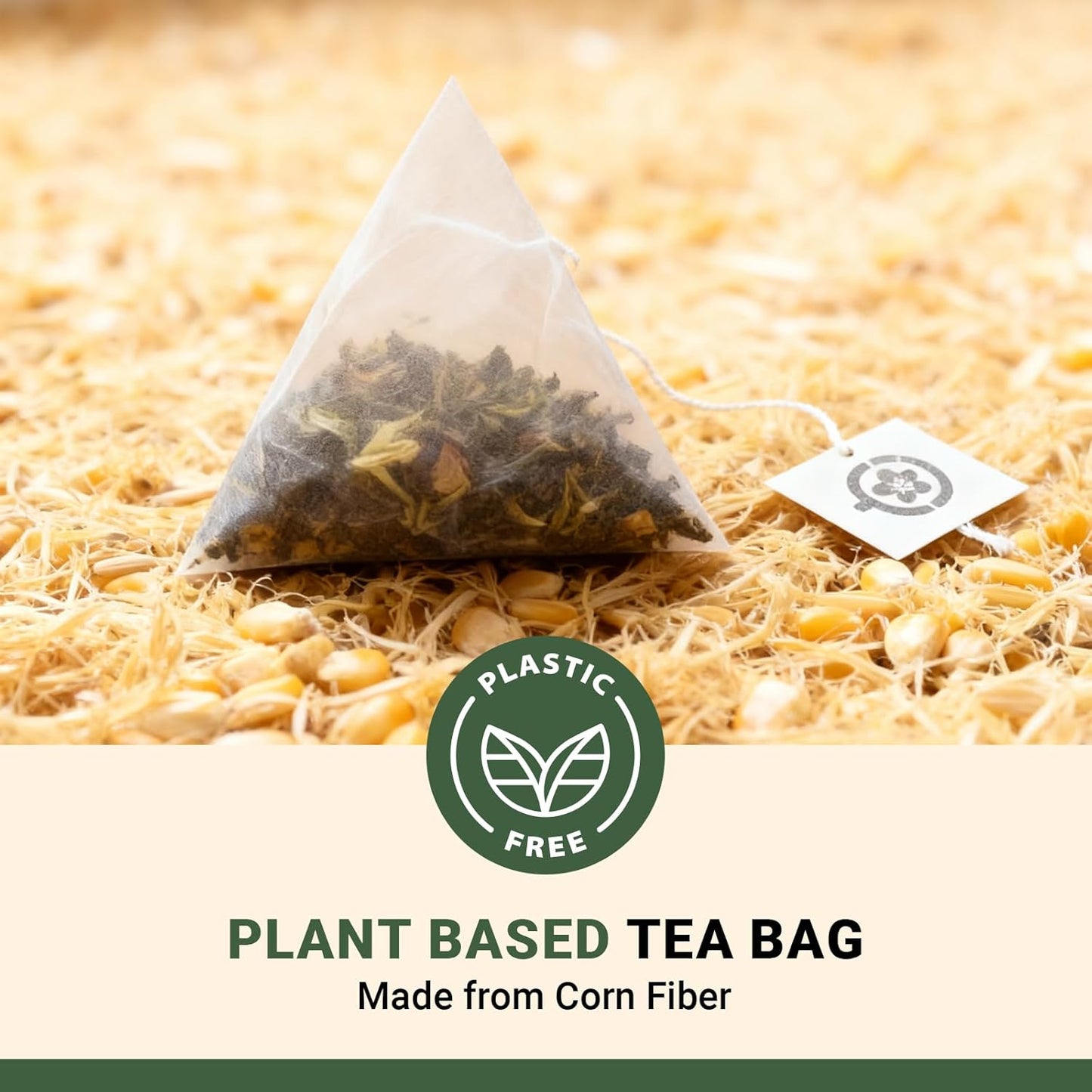 TETWIN Jasmine Green Tea Loose Leaf in PLA Tea Bags, 10ct Samplers in Mini Tin –Smooth Jasmin Aroma & Gift-Ready, party favor