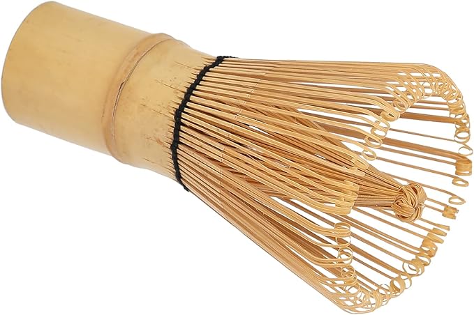Matcha Whisk Chasen Tea Brush Tool for Japanese Green Tea Ceremony with Smooth Surface Comfortable Handle Fine Tines