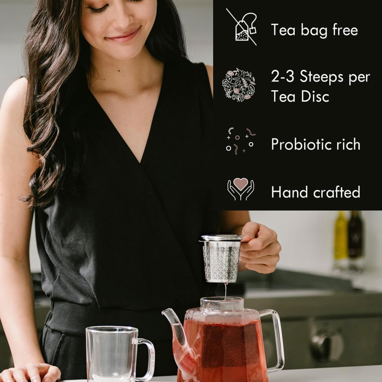 iLOLA Loose Leaf Tea Discs Kenyan No. 13 | Oprah’s Favorite Things 2022 | Energizing Earthy Black Tea w/Sweet Notes | High Caffeine | No Tea Bag Needed | 14 Individual Discs