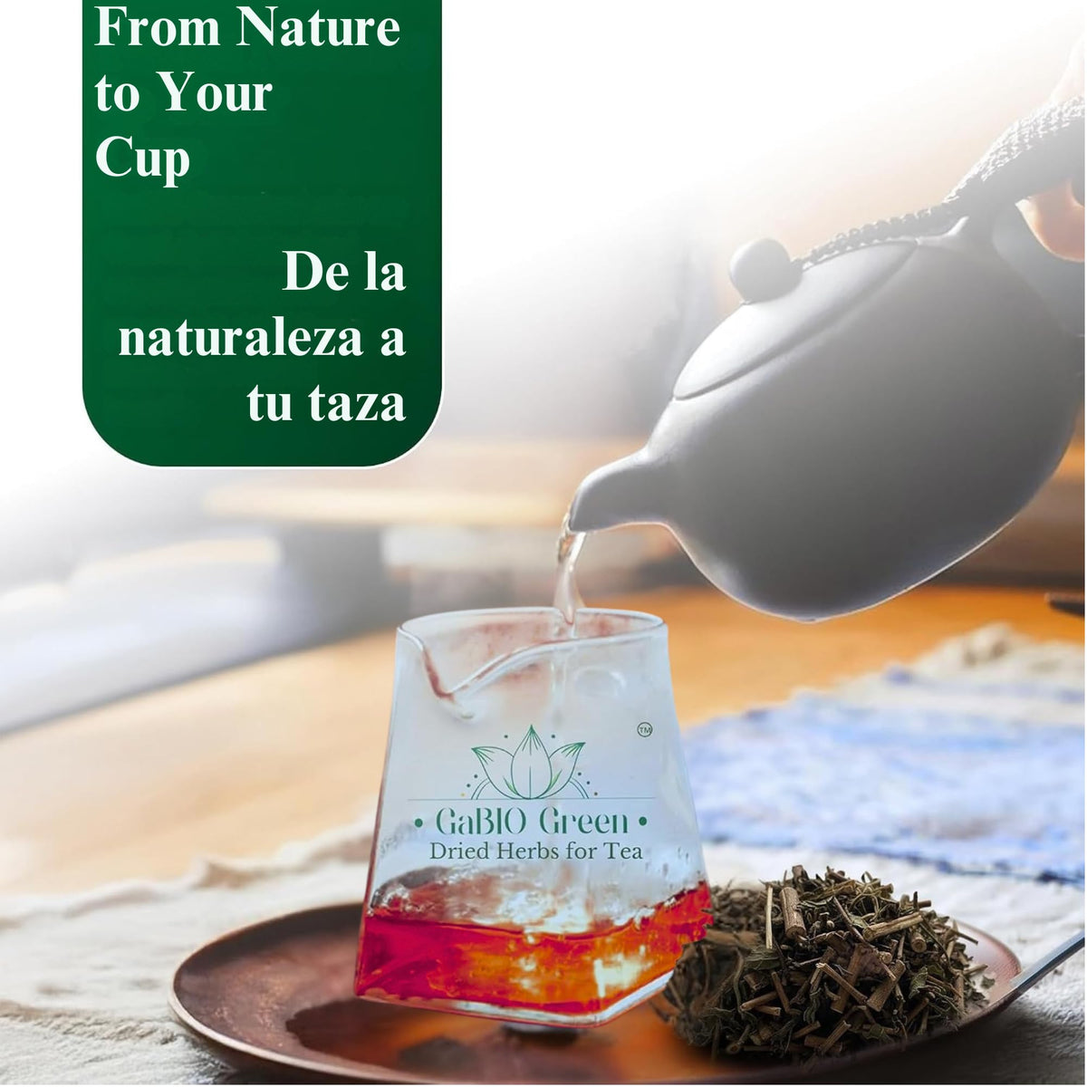 Muicle Herbal Tea – Mexican Honeysuckle Loose Leaf – 100% Single Ingredient, Caffeine Free – Gabio Green – 4.1 oz