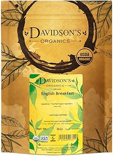 Davidson's Organics, English Breakfast, Loose Leaf Tea, 16-Ounce Bag