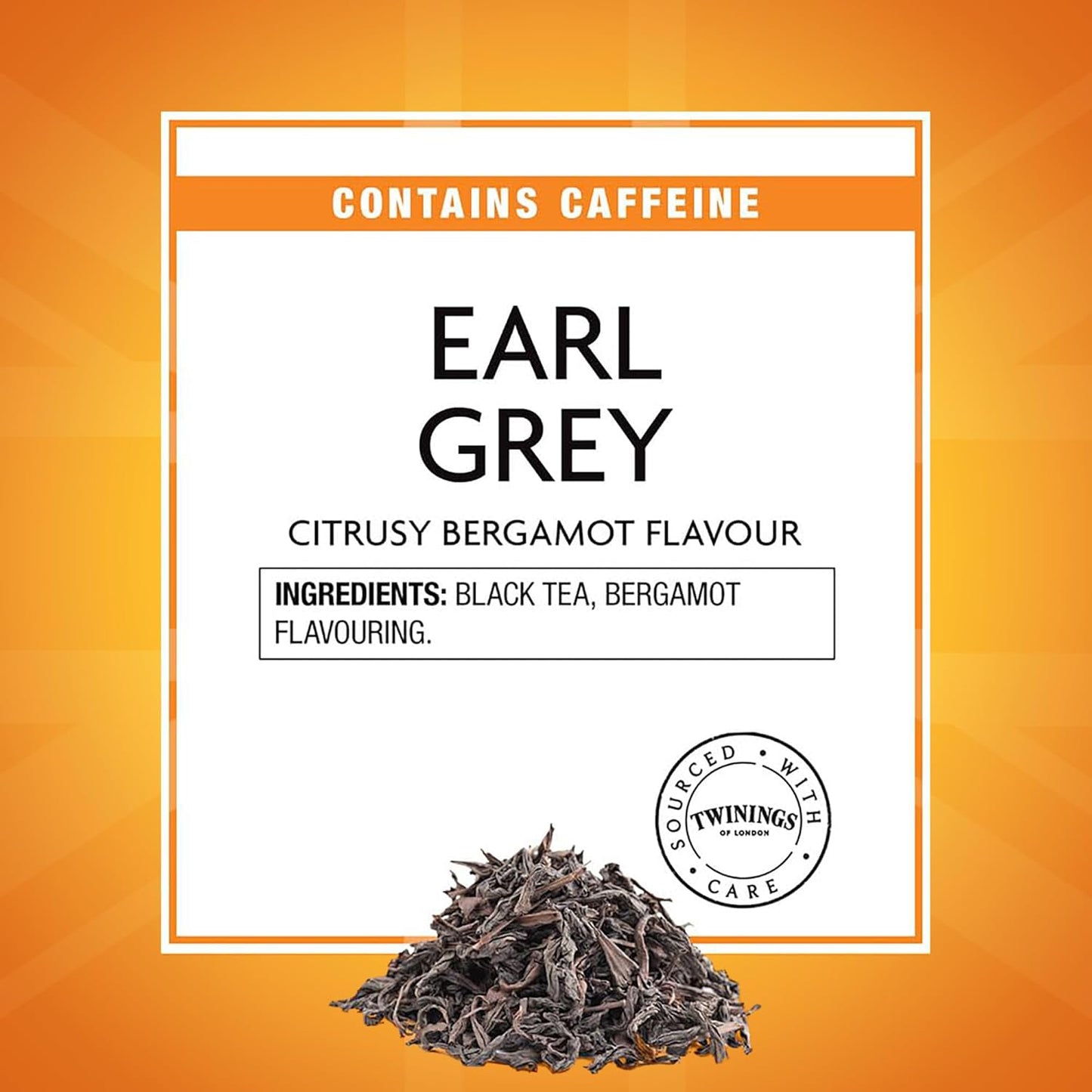 Twinings Earl Grey Loose Black Tea Tins, 7.05 Ounce Tins (Pack of 6), Flavoured with Citrus and Bergamot, Caffeinated, Enjoy Hot or Iced