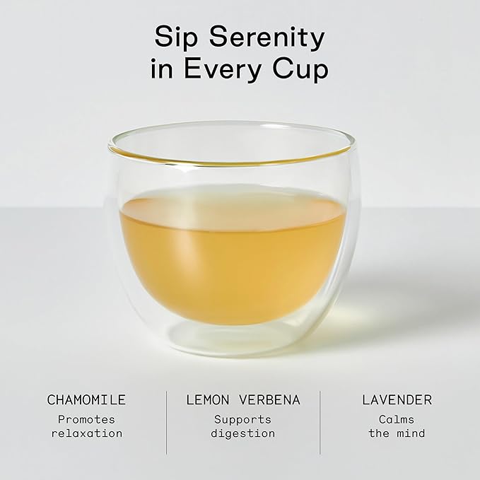 Firebelly Tea Paradise, Organic Chamomile, Lemon Verbena & Lavender Tea, Loose Leaf Herbal Blend, Caffeine Free, Relaxing Calming Tea for Evening & Sleep Support, 1.59oz