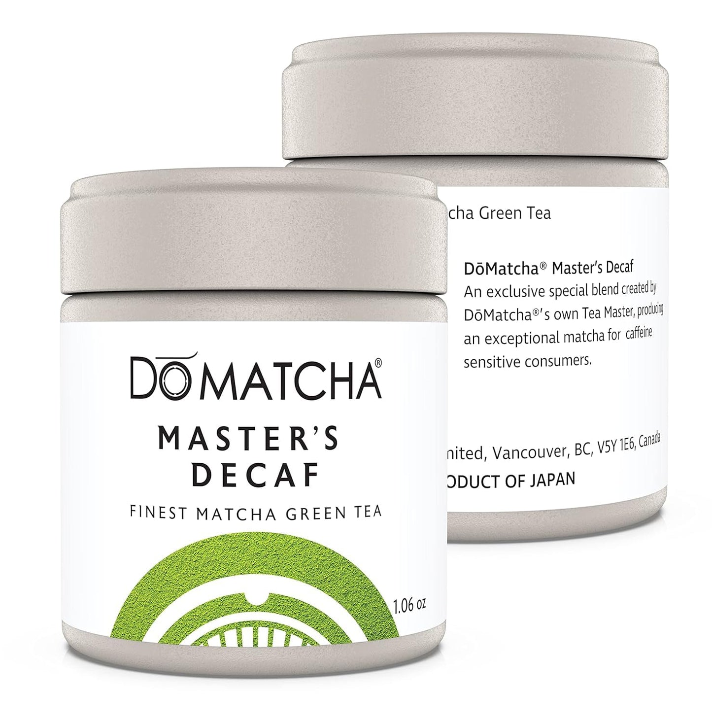 DoMatcha, Master's Decaf Matcha Powder, Authentic Japanese Green Tea, Ceremonial Grade, 30g