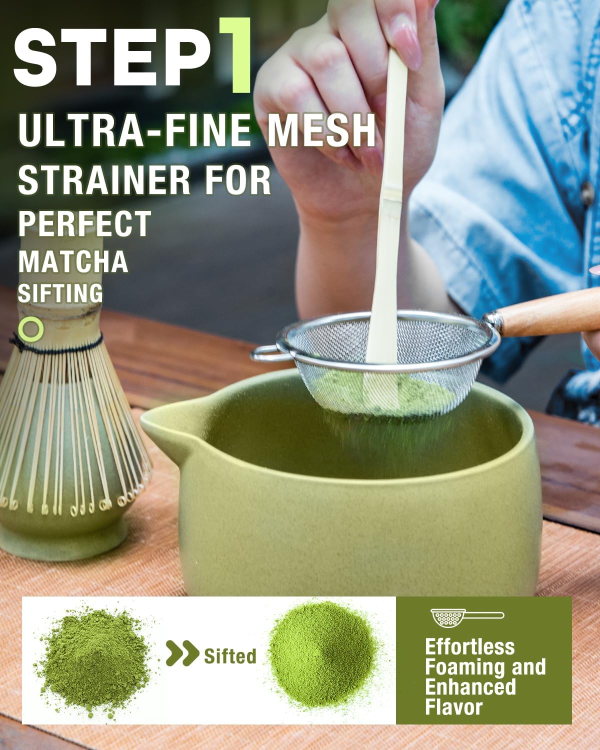 20OZ Matcha Whisk Set - Matcha Kit for Ceremony, Gift for Matcha Lovers