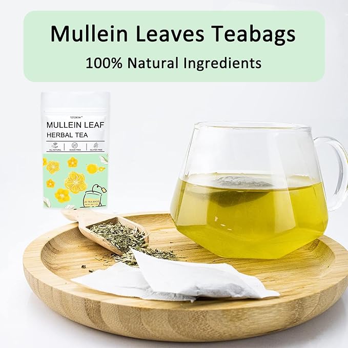 Organic Mullein Leaf Tea, 20 Tea Bags