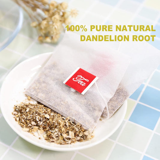 TEARELAE - Dandelion Root Tea Bags, 50 Count, Raw Dandelion Root Tea | Mellow earthy and slightly bitter flavor, caffeine-free, enjoyed after meals for daily wellness