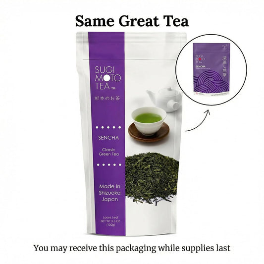 SUGIMOTO TEA Japanese Sencha Fukamushi Green Tea Loose Leaf 3.5 oz