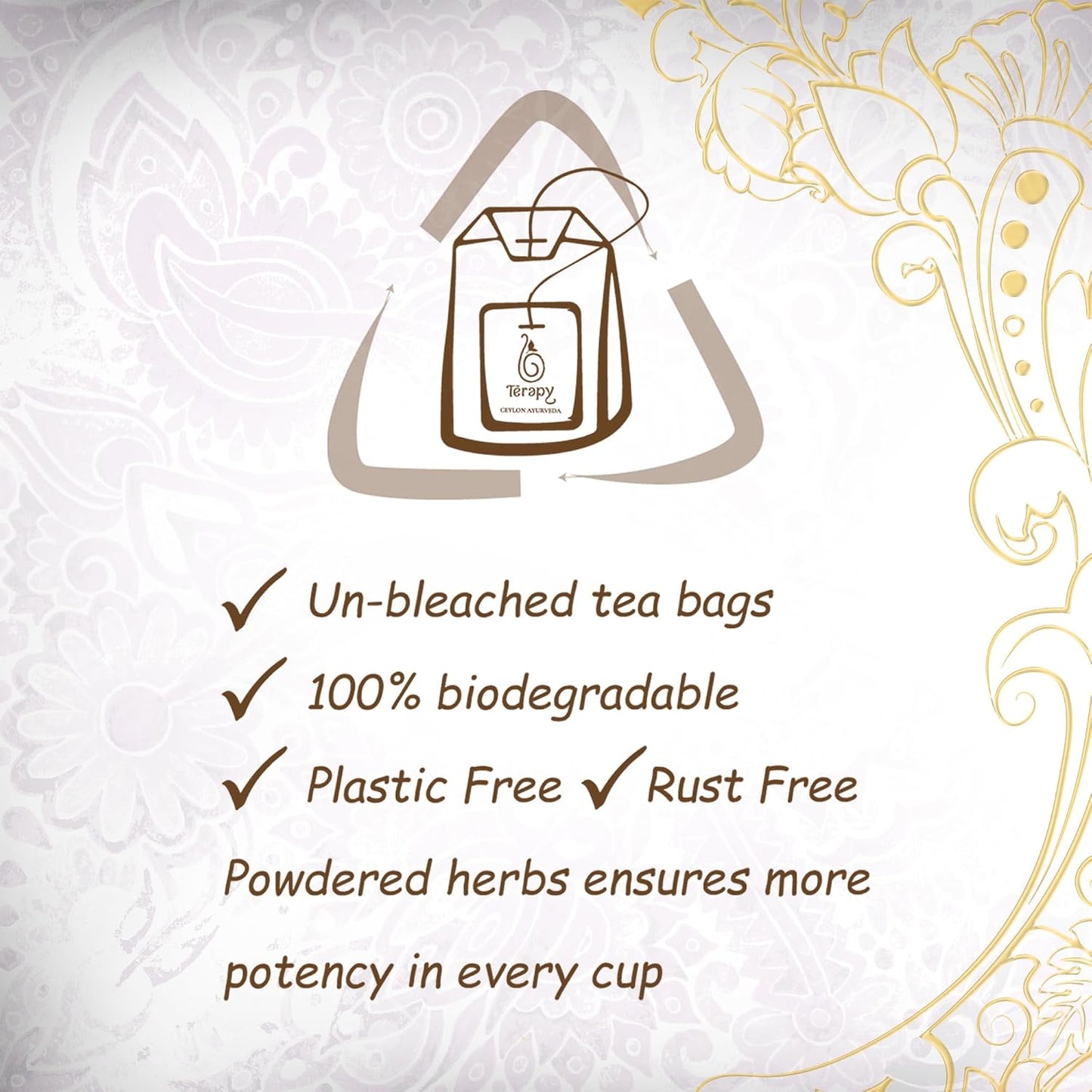 TERAPY Ceylon PMS Balance Tea for Women - Period Tea for PMS Relief, Menstrual Cycle and PCOS, Herbal Blend with Shatavari, Red Hibiscus, Cumin &amp; More - No Artificial Additives - 20 Teabags, 1 Pack