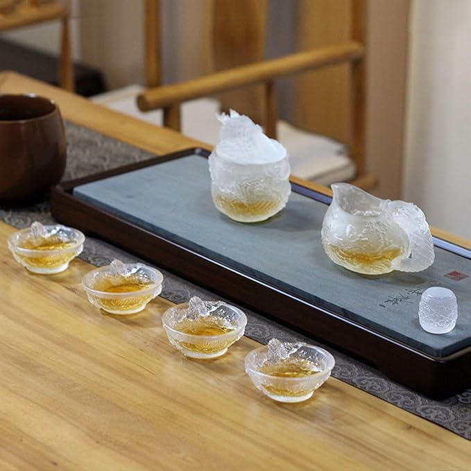 Chinese Gongfu Tea Set Gift Box, Tradition Pure Hand Firing, Chinese Dragon Shape, Suitable for Office, Home, Gift in Mother's Day