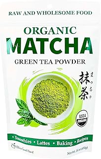 Cherie Sweet Heart Organic Matcha Green Tea Powder - Premium Culinary Grade, Authentic Japanese Origin, Antioxidant-Rich, Gluten-Free, Vegan – Perfect for Lattes, Cooking, Baking & Smoothies – 16oz Resealable Bag