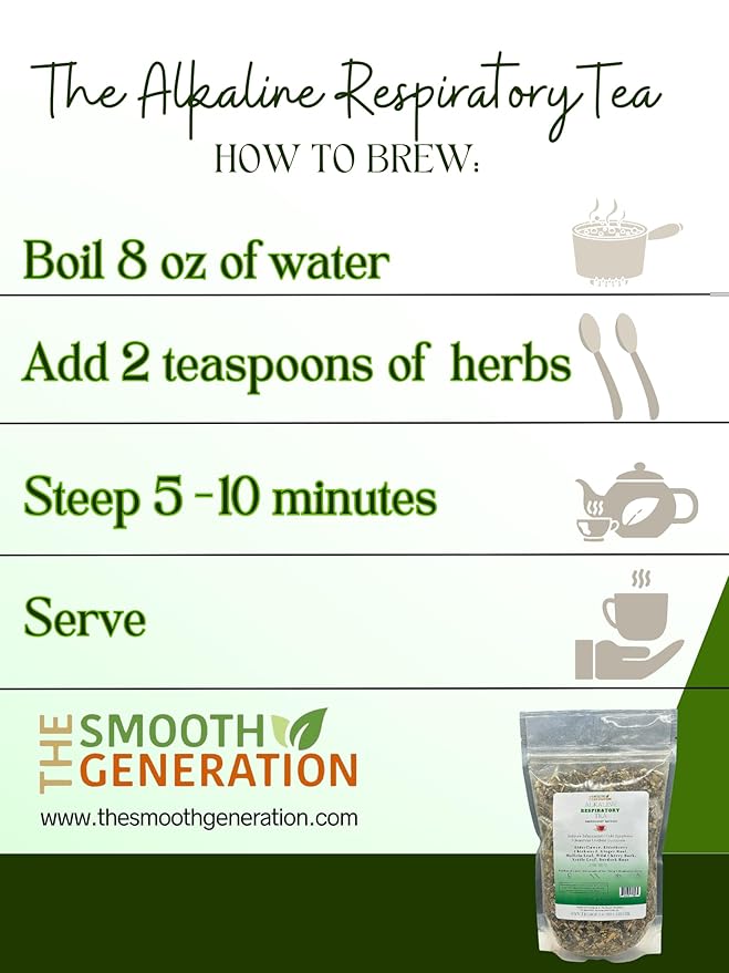 Alkaline Herbal Tea – 100% Wildcrafted Herbs, Immune Boost, 4 oz Loose Leaf