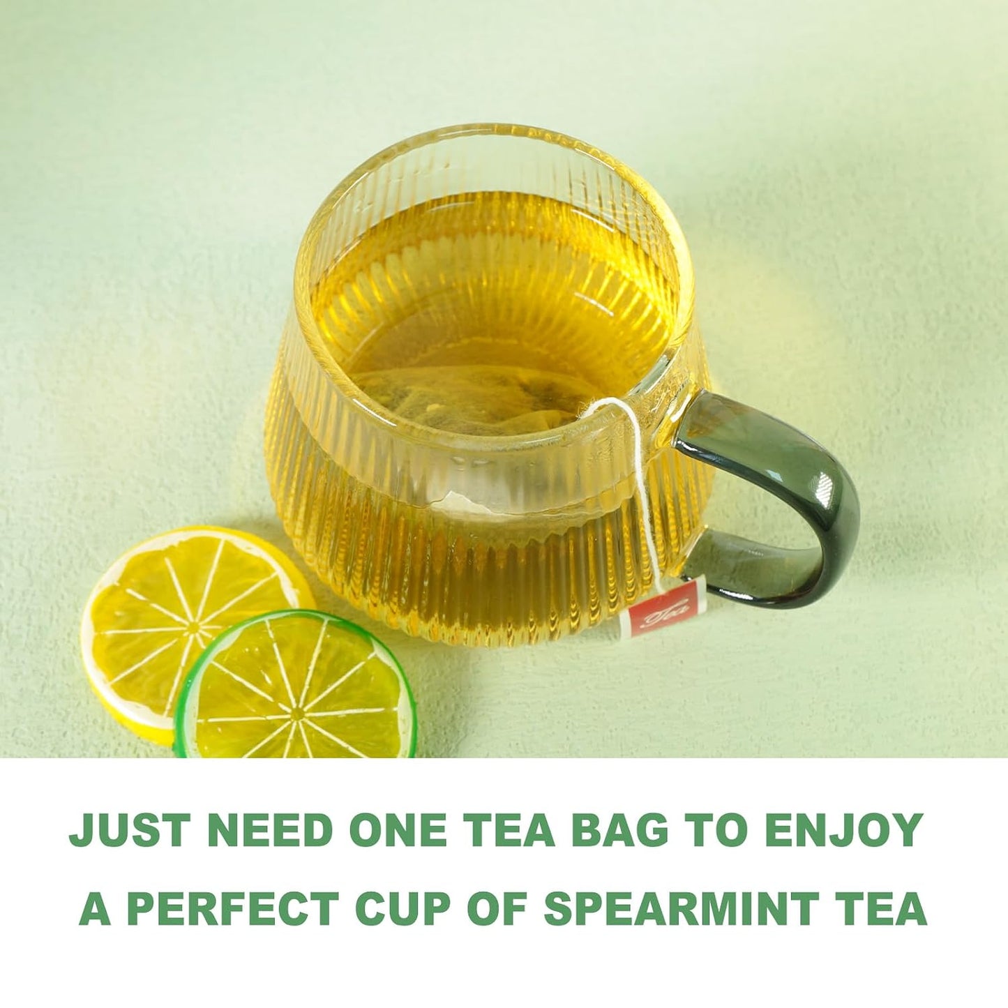 TEARELAE - Spearmint Tea Bags, 50 Count, Spearmint Leaves Herbal Tea