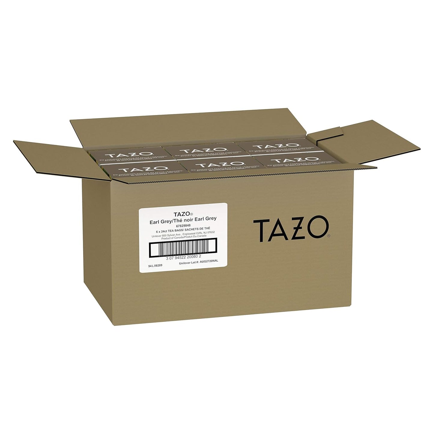 TAZO Earl Grey Tea Bags, 24 Count(Pack of 6)