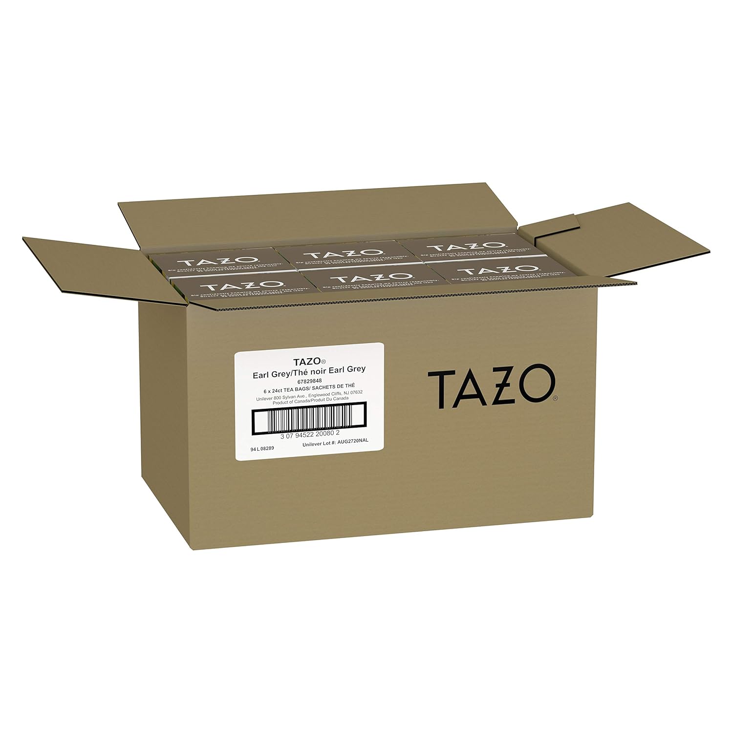 TAZO Earl Grey Tea Bags, 24 Count(Pack of 6)