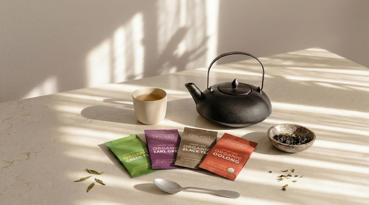 Organic Loose Leaf Tea Collection (32-Pack, 32, Count)