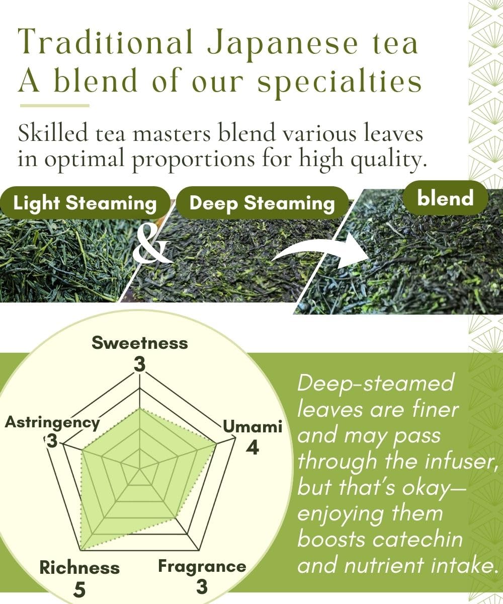 Misty Leaf, Organic 1st Flush Sencha, Loose Leaf Japanese Green Tea (2.82oz)