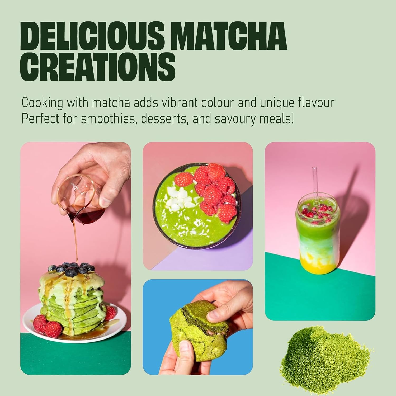 Ceremonial Grade Matcha Powder, Premium First Harvest Green Tea Powder – 100% Pure Matcha Tea, Vegan, Gluten-Free, Sugar-Free with No Additives (30g/1.06oz)