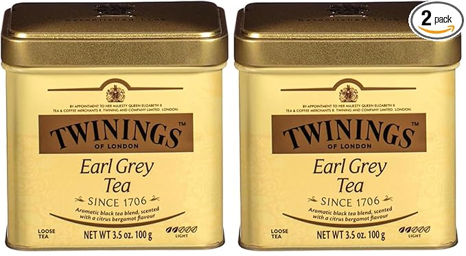 Twining Tea Loose Earl Grey, 3.5 oz (Pack of 2)