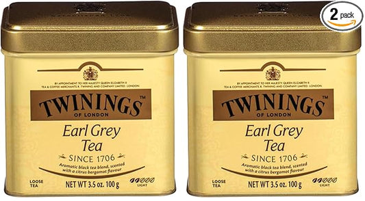 Twining Tea Loose Earl Grey, 3.5 oz (Pack of 2)