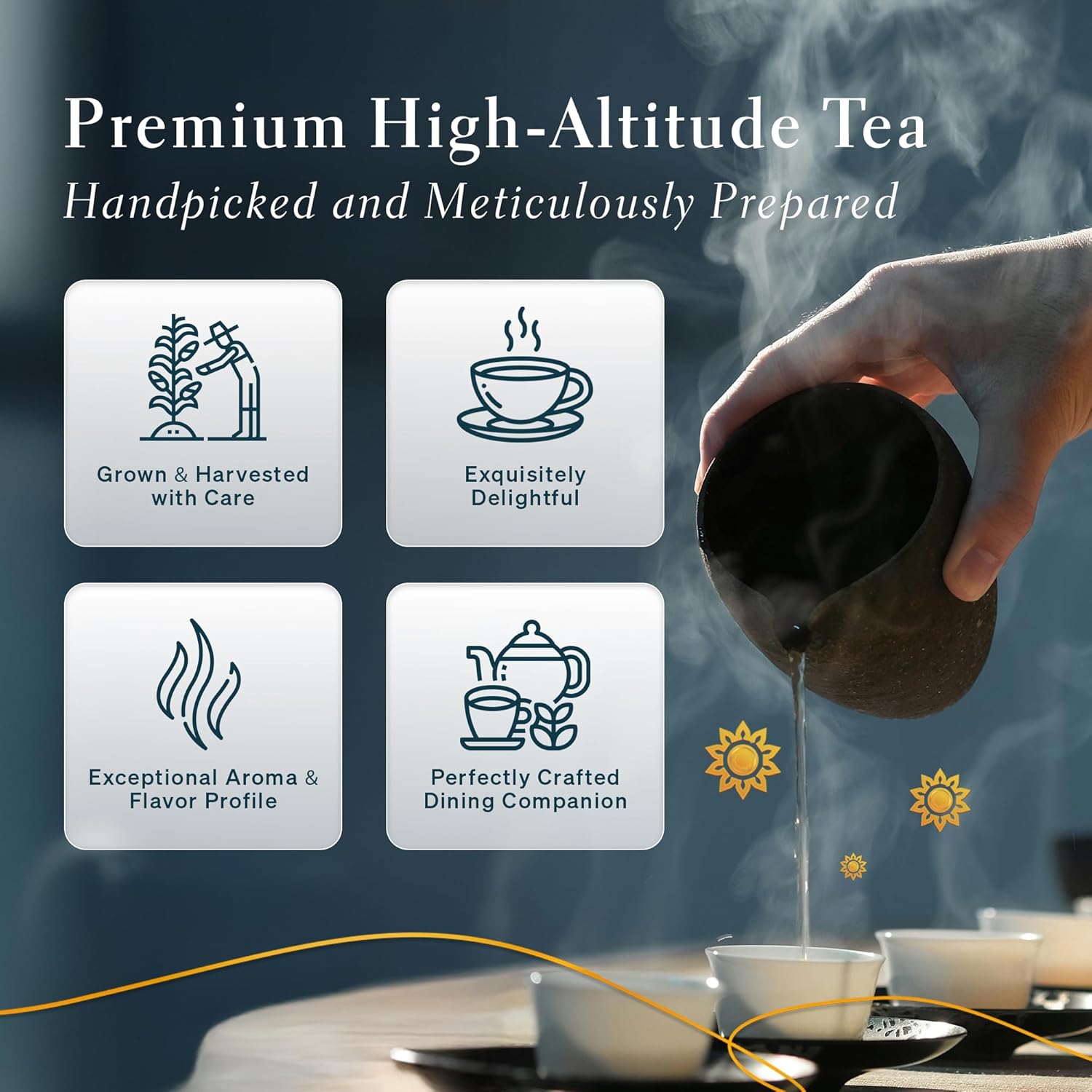 Sanskar Nepal - Green Tea, Superior Single-Origin Green Tea Leaves from Nepal, High-Altitude-Grown Loose Leaf Tea, 50 g/1.7 oz Bag Yields 25 Cups