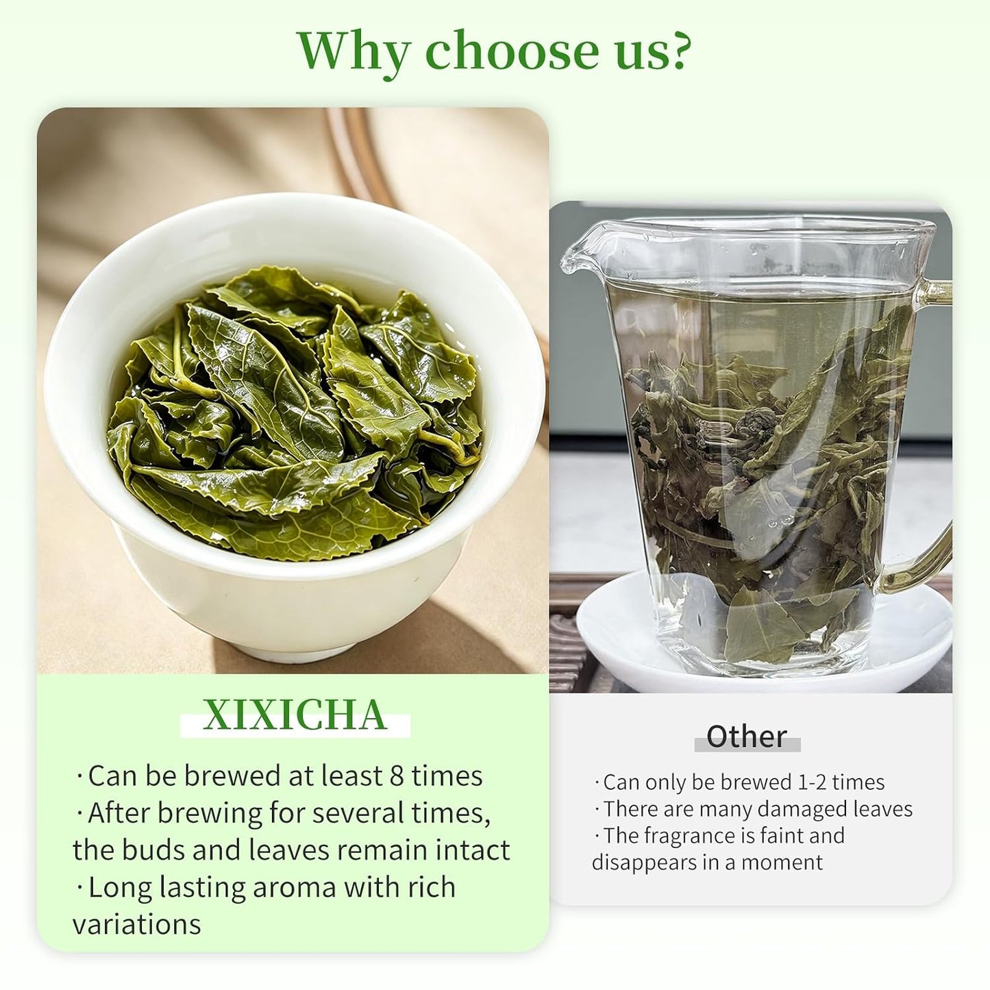 XIXICHA Dongding Oolong Tea Loose Leaf Taiwan High Mountain Tea Taiwan Dong Ding Gaoshan Ulong Tea Taiwanese Green Oolong One Thousand Meters High Mountain 150g/5.3oz （120 cups）凍頂乌龙茶 冻顶乌龙 乌龙茶 台湾茶