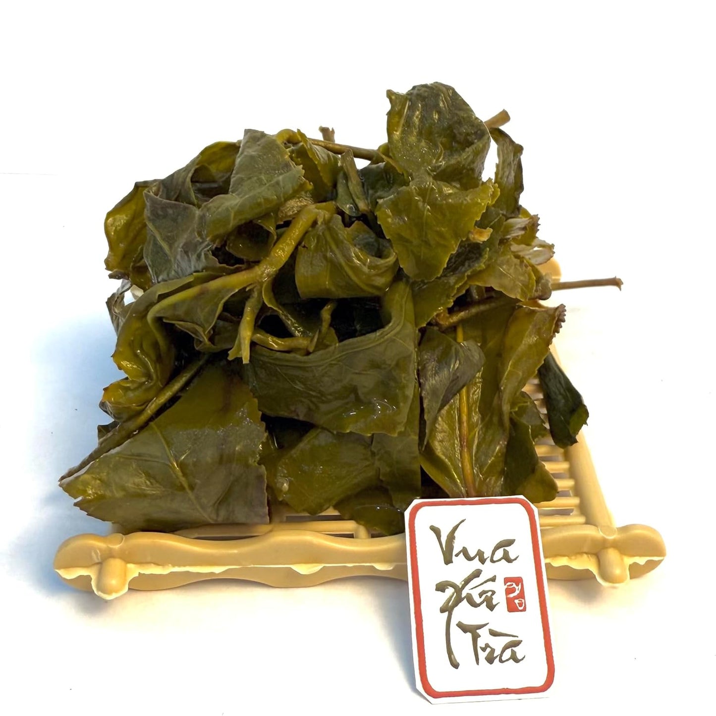 Vua Tra Vietnamese Oolong Tea - Premium Loose Leaf Tea from Lam Dong High Mountain - 100g (3.53 oz) - Natural Aroma & Smooth Taste - No Additives - Authentic Vietnamese Heritage Tea