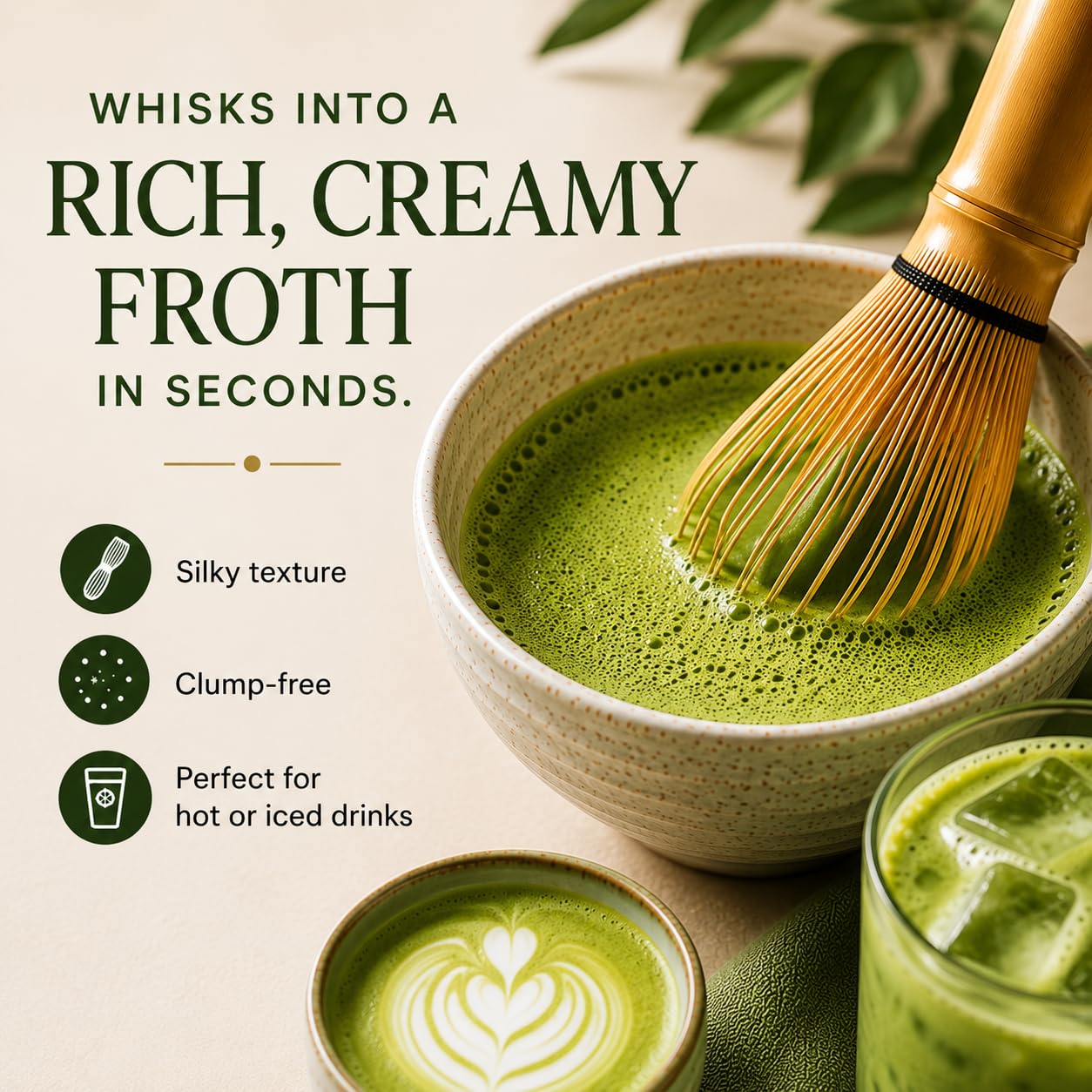 Kyoto Dew Matcha Organic Ceremonial Grade Matcha Powder 30g | Organic Ceremonial Grade Matcha from Uji, Kyoto, Japan