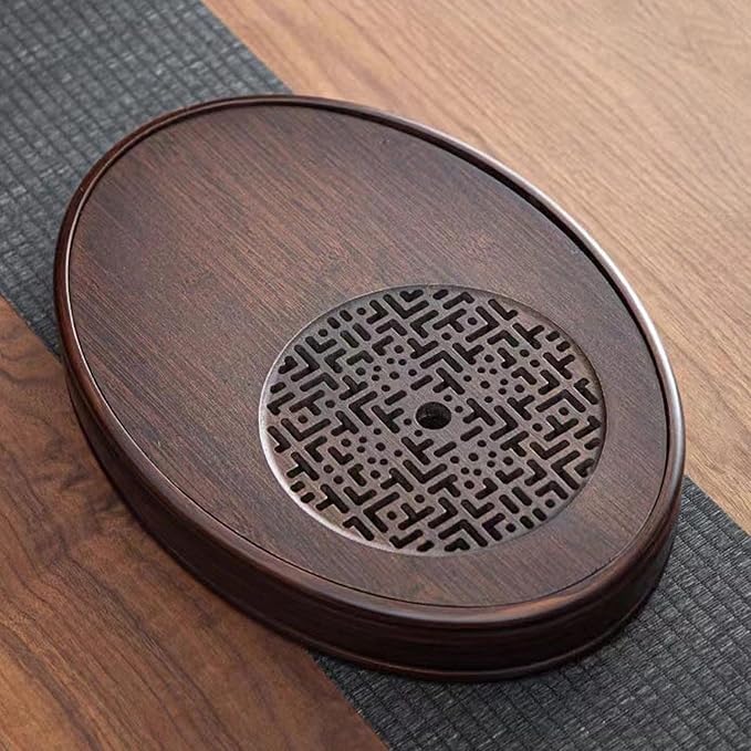 Bamboo Chinese Gongfu Tea Tray With Water Storage - Vintage Tea Set Table (Large)