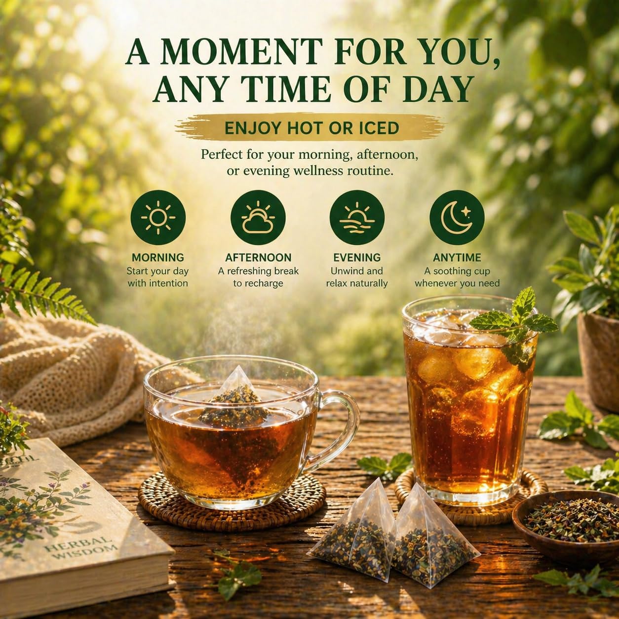 Jamaican Healing Garden Blood Detox Tea, Wildcrafted Herbs with Guaco, Burdock Root, Oregano, Cinnamon, Moringa, Hand Picked and Sun-Dried in the Blue Mountains of Jamalca 160g 5.64oz(1)