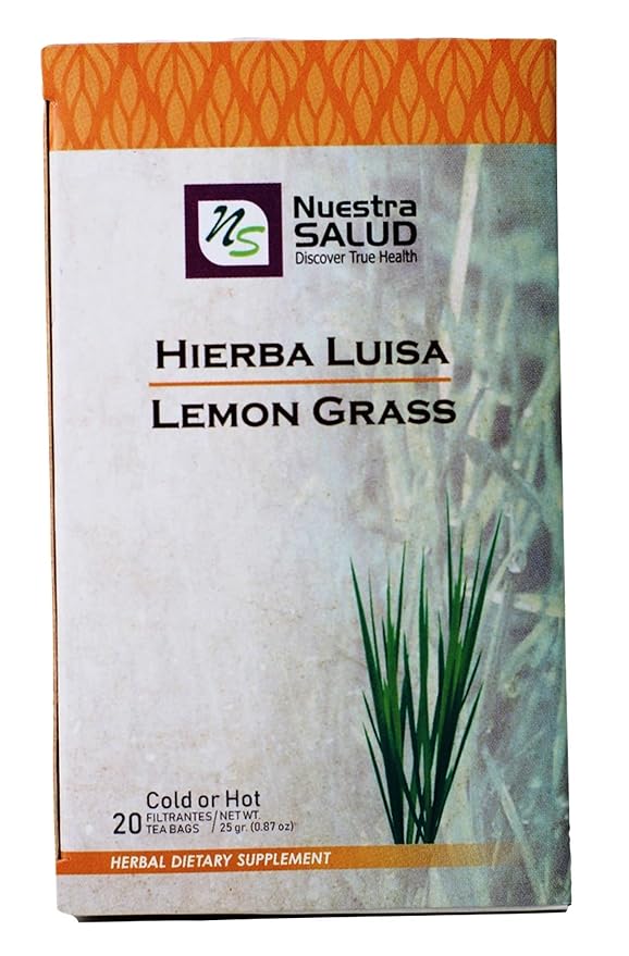 Lemongrass Filter Tea Hierba Luisa Value Pack (60 tea bags)