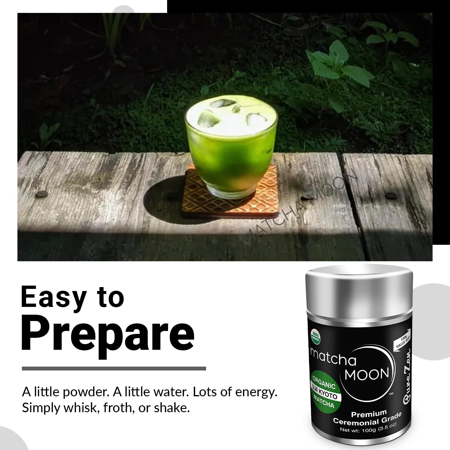 Premium Japanese Matcha from Uji, Kyoto – 30g Tin + 100g Tin for Traditional Tea Preparation