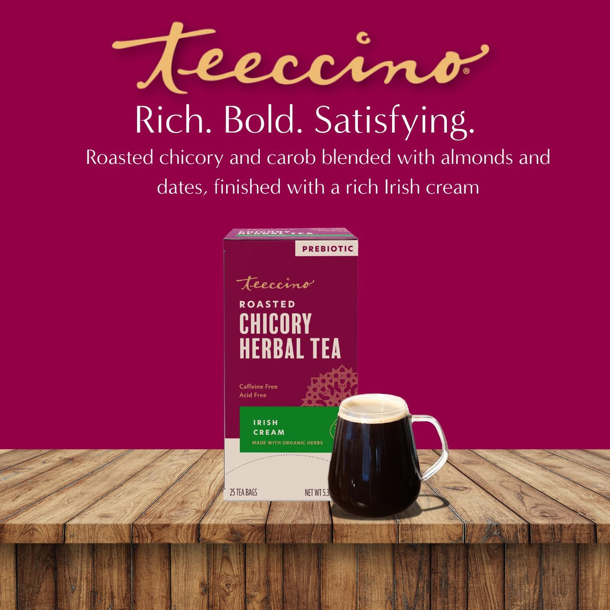 Teeccino Irish Cream Herbal Tea