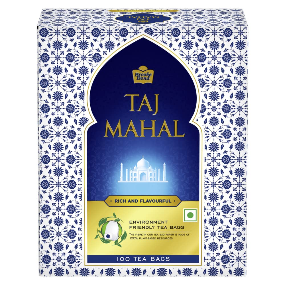 Taj Mahal Brooke Bond, 1 Leaf Tea, 100 Tea Bags