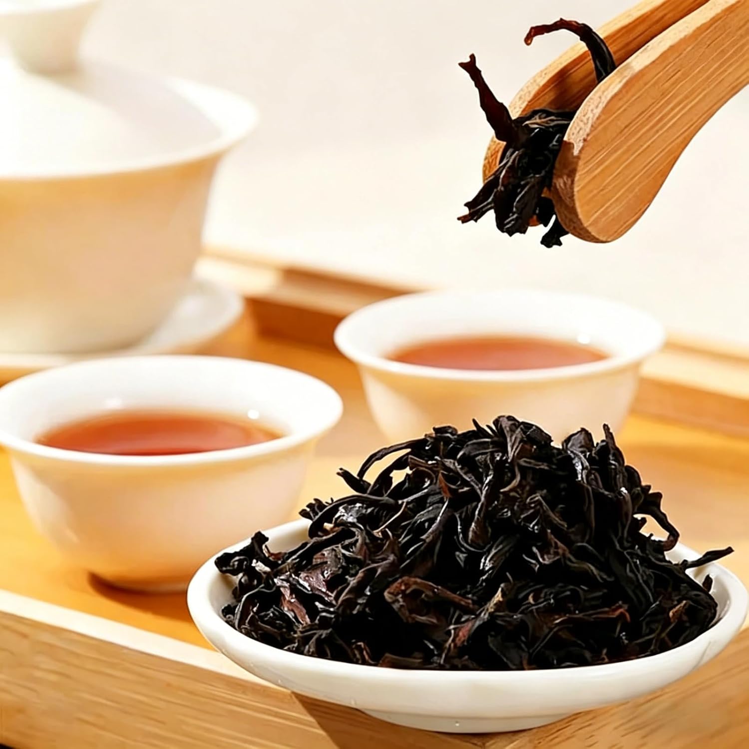 NASLAPH Da Hong Pao Oolong Tea, 3.53 Oz Wuyi Rock Oolong Tea, Traditional Craftsmanship, Chinese Wuyi Mountain Big Red Robe Oolong Tea Grade AAAA 特级 武夷大红袍 乌龙茶 中国功夫岩茶