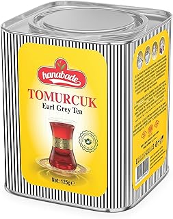 Hanabade Earl Grey Tea Tomurcuk 125g / 4.4 oz – Premium Loose Leaf Black Tea with Natural Bergamot Aroma, Young Tea Buds, Turkish Black Tea, Strong Fragrant Flavor