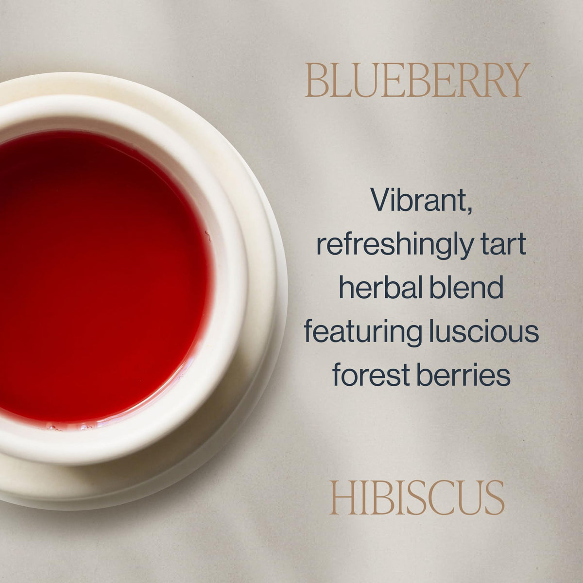 Rishi Tea Blueberry Hibiscus Organic Herbal Tea Bags, Caffeine Free, 30ct
