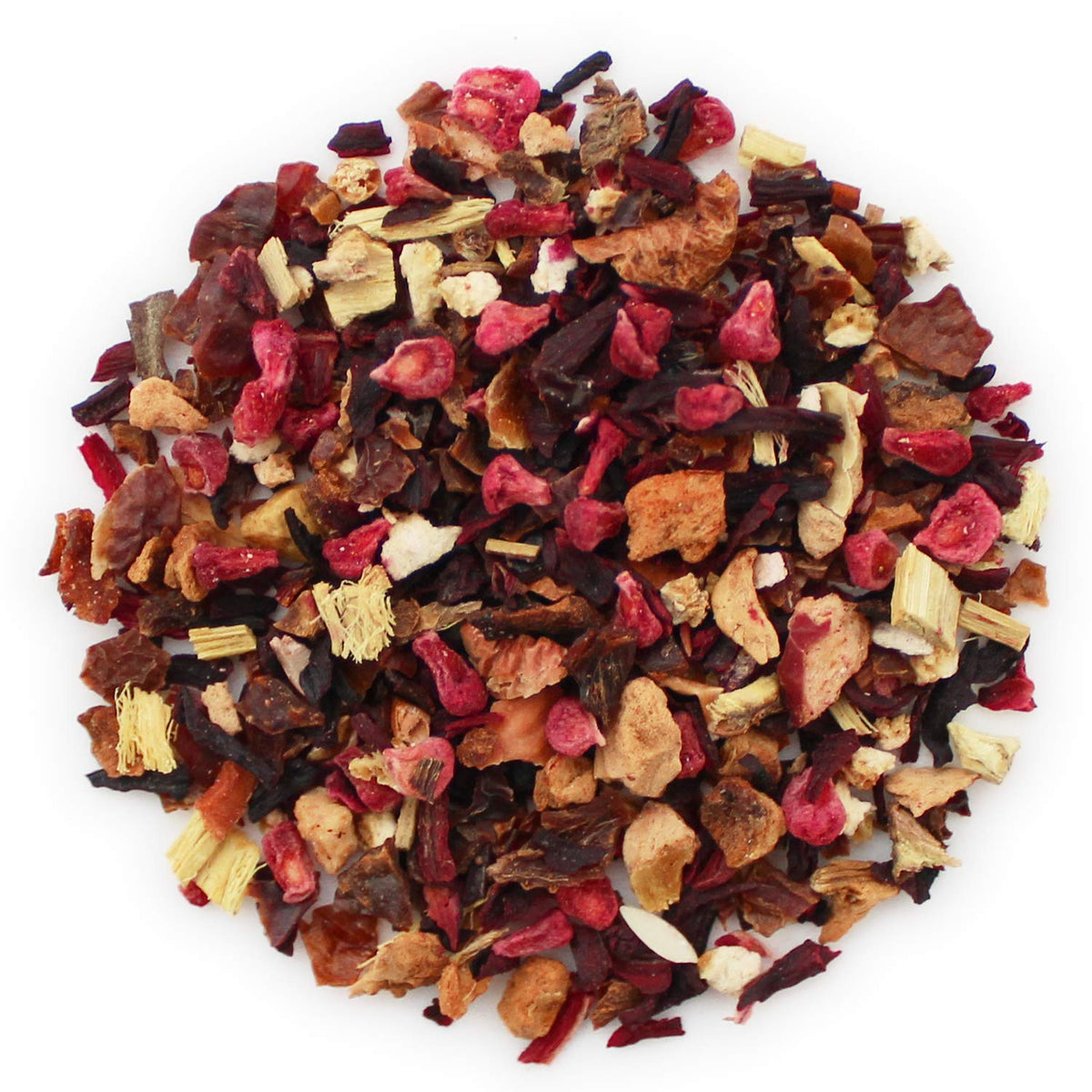Teabloom Organic Herbal Tea, Raspberry Hibiscus Bloom Loose Leaf Tea, Fragrant and Fruity with Natural Berries, USDA and EU Certified Organic, Fresh Whole Leaf Blend in Reusable Gift Canister, 4.94 oz/140 g Canister Makes 35-50 Cups
