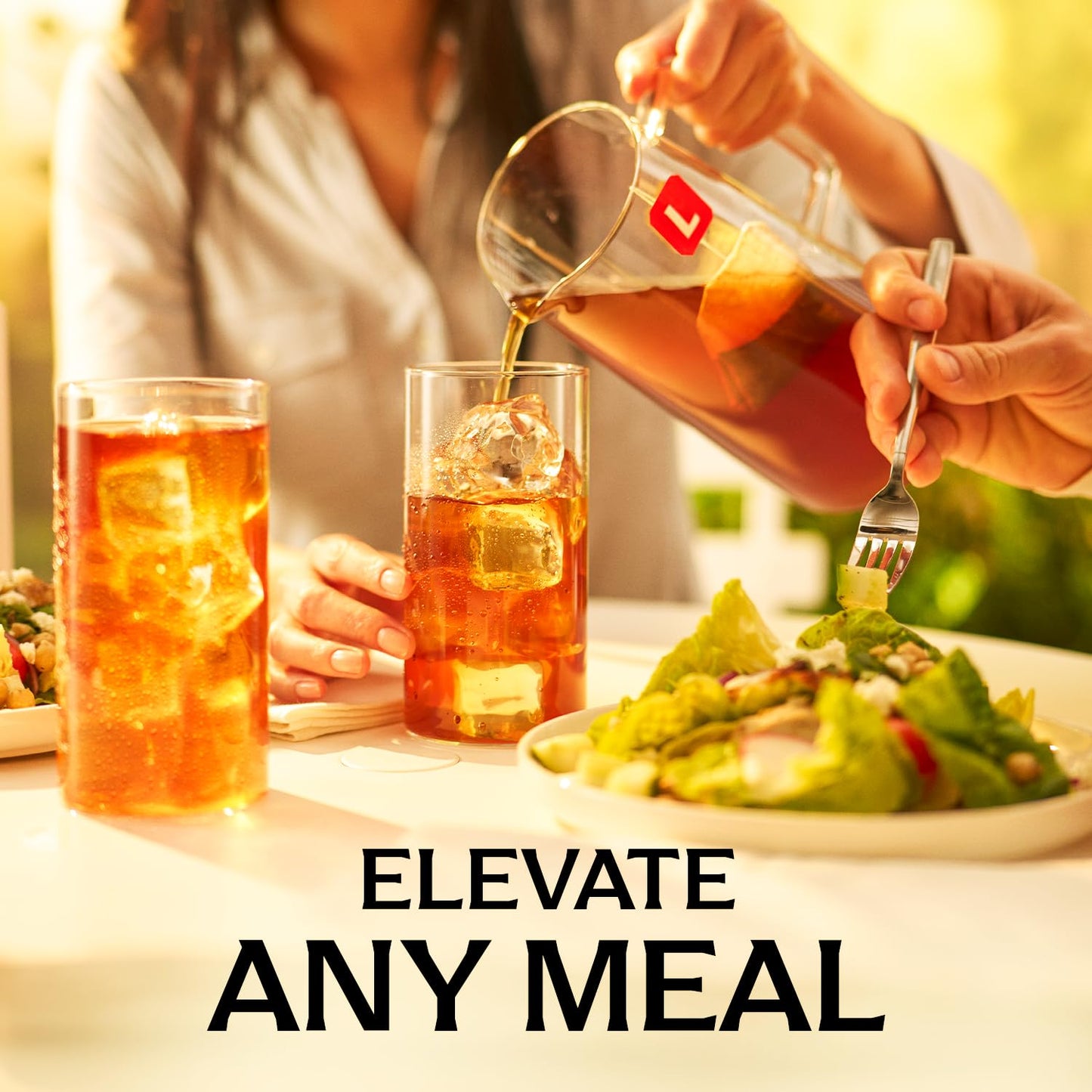 Lipton Unsweetened Iced Tea Bags Family Size 24-Count Zero Calories Rainforest Alliance Certified Black Tea Leaves for Hot Brew Cold Drink 1 Bag Makes 1 Quart Premium Quality