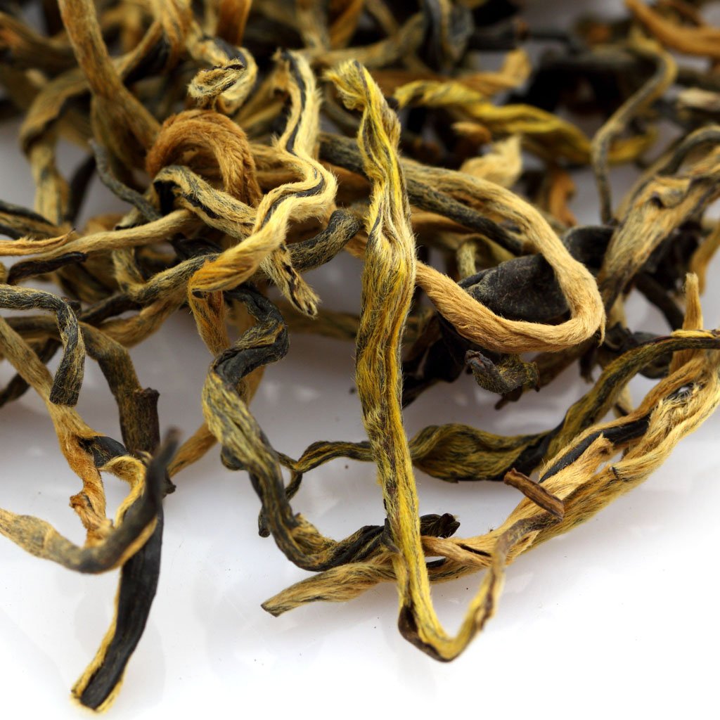GOARTEA 100g / 3.5oz Supreme Grade Yunnan Black Tea Loose Leaf - Fengqing Dian Hong Dianhong Chinese Black Tea
