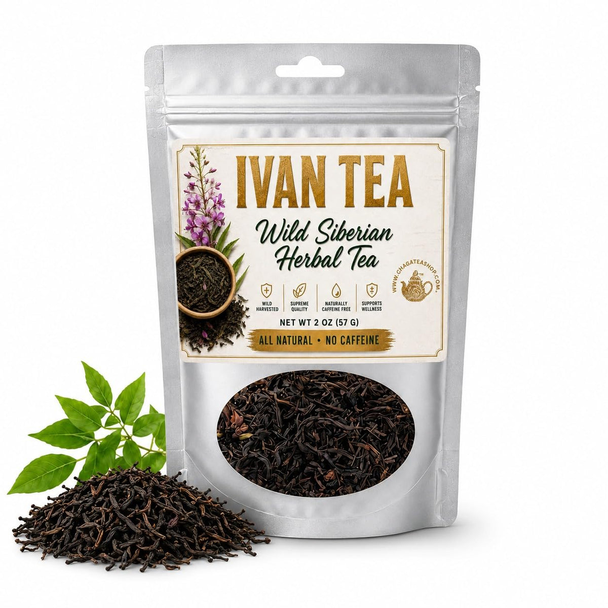 Siberian Fermented Wild Ivan Chai Loose Herbal Tea All Natural