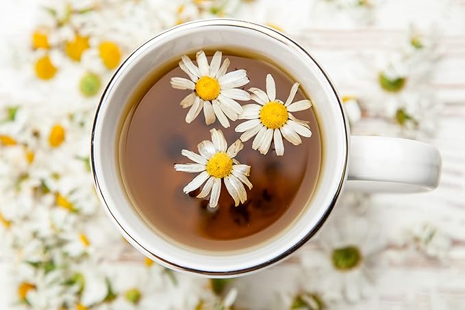 Cha4Tea 36-Count Pure Camomile Herbal Tea Pods Compatible with Keurig Brewers - Bedtime/Sleep-well/Nightly Calm/Relaxing Tea