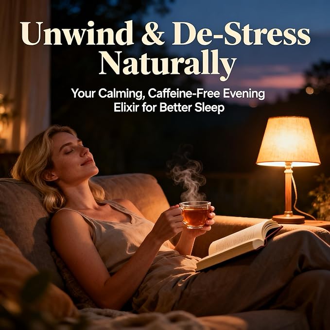 Harbique Chamomile & Jujube Herbal Tea Blend Red Dates & Goji Berries, Sleepytime Tea for stress relief, Postpartum Essentials for Mothers Milks