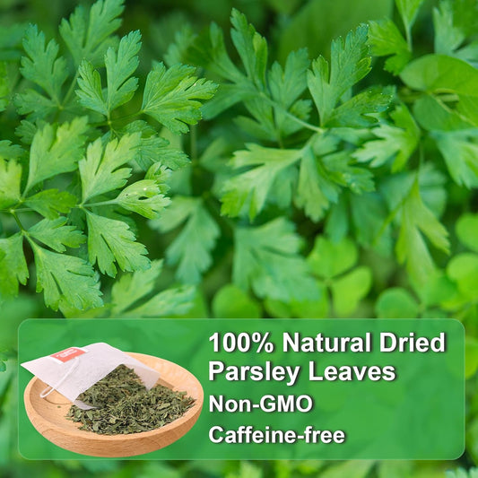 FullChea - Parsley Tea Bags, 40 Count, Dried Parsley Leaves