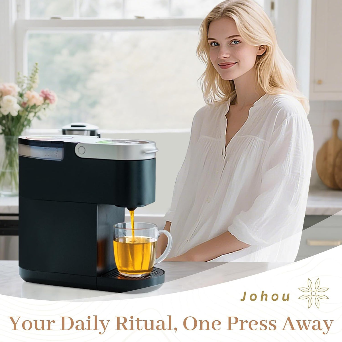 Johou Peppermint Herbal Tea Pods for all Keurig & K-Cup Brewer