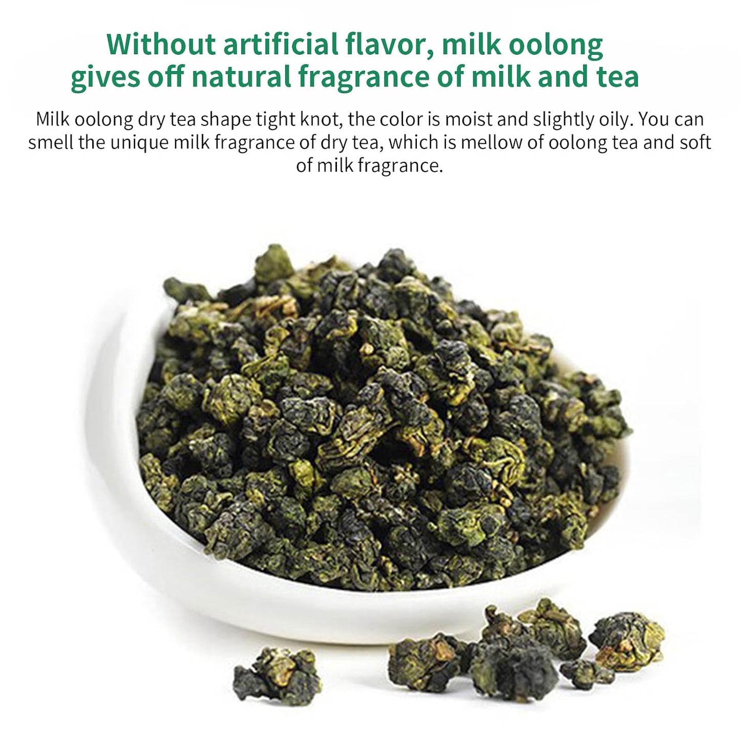 XIXICHA Milk Oolong Tea Loose Leaf Jin Xuan Milk Oolong Taiwan High Mountain Tea Authentic Taiwanese tea No additives Natural Creamy Aroma Taste（120 cups） 5.3oz/150g 台湾高山茶叶 奶香乌龙茶
