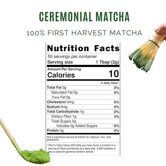 Satoen Authentic Japanese Ceremonial Grade Matcha Powder - BULK BAG - 100% Spring Premium First Harvest - Matcha Crafted for Café & Businesses (1000g/2.2lbs)