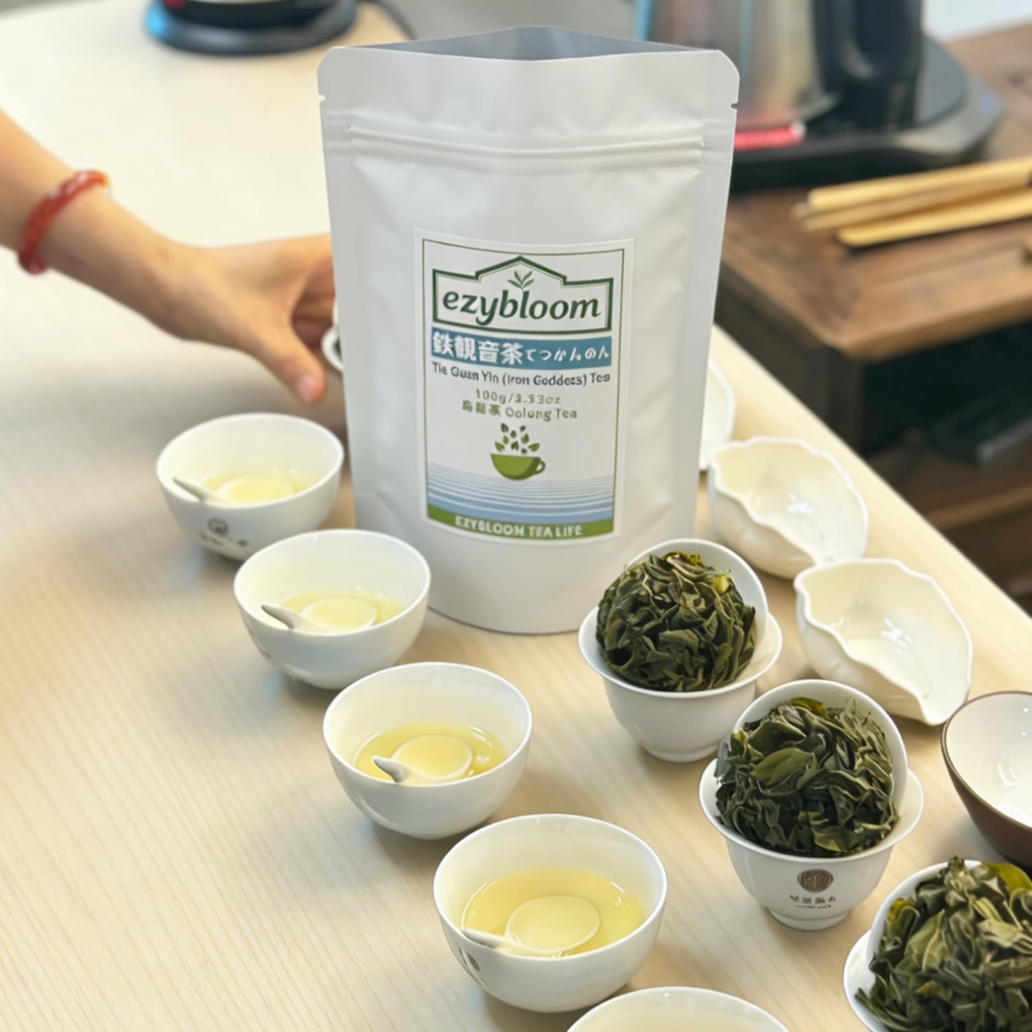 Ezybloom Tieguanyin Oolong Tea Semi-Fermented Tea Iron Goddess of Mercy 100g/3.53 oz