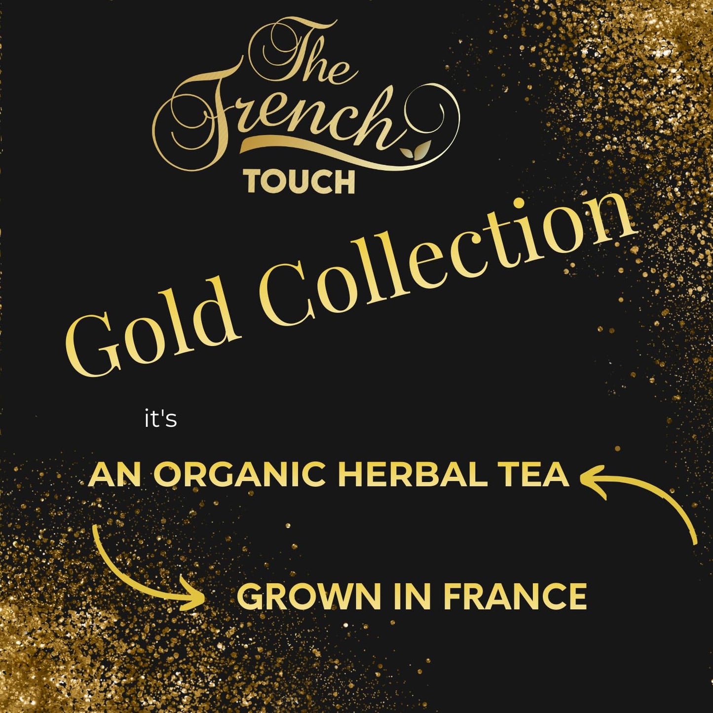 The French Touch Gold Collection - French Lemon Verbena Tea ORGANIC | 80 Gr - 2.82 Oz Loose Leaf Tea | Herbs from France | 100% Certified USDA Organic | Select Premium Lemon Verbena | Caffeine-free