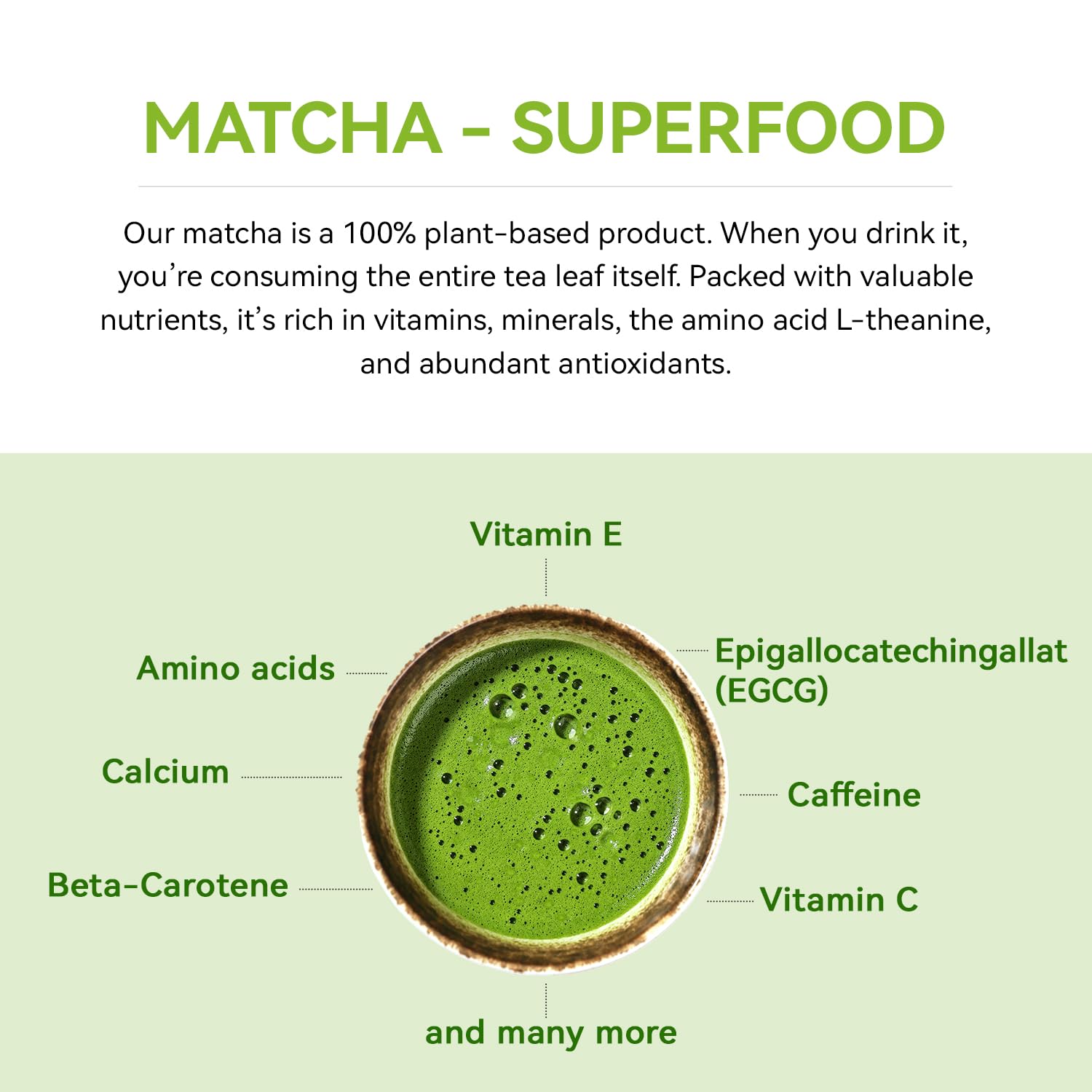 Organic Matcha Green Tea Powder First Harvest Ceremonial Grade 100% Pure Premium Matcha for Drinking and Latte No Additives 3.53oz(100g) Jiuyu
